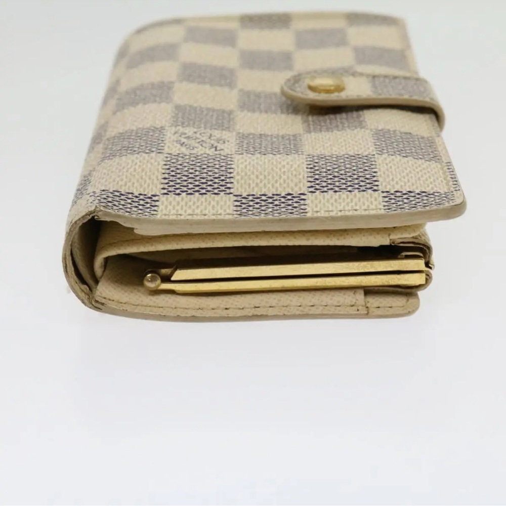 LOUIS VUITTON Damier Azur Portefeuille Viennois Bifold Wallet Auth - Picture 9 of 16